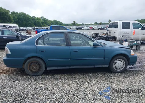 1998 Honda Civic Lx из США, поврежденный, VIN 2HGEJ6679WH539149